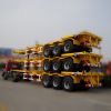 20ft 40ft 3 axle skeleton semi trailer for sale