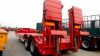 3 Axle Low Bed Semi Trailer 60T lowboy trailer for sale