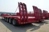 3 Axle Low Bed Semi Trailer 60T lowboy trailer for sale