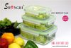 borosilicate glass storage food containers