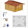 RUSSIAN DRY TIMBER WALL PREFAB SETS (GARDEN CABINS)