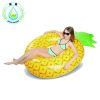 RUNSEN Inflatable185cm pineapple Giant Pool Float Mattress Bed Sunbathe Beach Mat Swimming Ring Circle Water Party inflatable toy