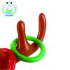 RUNSEN  Christmas Toy Children Kids Inflatable Santa Funny Reindeer Antler Hat Ring Toss Christmas inflatable toys