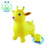 RUNSEN Net Children's Inflatable Toys Jumping Deer Thicken Enlarging Green Jumping Horse Inflatable Horse Deer Yellow Sports Toy Baby Toy Horse