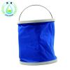 RUNSEN Folding bucket car wash car bucket outdoor portable fishing bucket washing bucket retractable car wash Oxford outdoor bucket