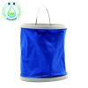 RUNSEN Folding bucket car wash car bucket outdoor portable fishing bucket washing bucket retractable car wash Oxford outdoor bucket