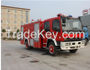 water foam fire truck