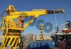 Long Range Telescopic Boom Marine Crane Pedestal Crane