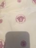 Young Versace Ivory & Purple Pink Medusa Baby Nest Sleeping Bag 