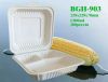 Biodegradable Lunch Box Disposable Cornstarch/fast food Container/Takeaway Packing