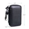 Leather Men &amp; Women Car Key Bag Wallet Multi Function Key Case Car Key Holder in Key Chains