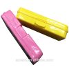 School stationery customized kawaii 3 layers hard plastic pencil case