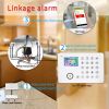 Touch TFT/LCD screen / multi-alert function /GSM wireless 433/315 MHZ intelligent home security alarm system