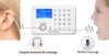 Touch TFT/LCD screen / multi-alert function /GSM wireless 433/315 MHZ intelligent home security alarm system