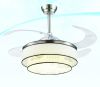 Hot selling new led light ceiling fan combo big hotel antique vintage chandelier