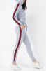 Stripe Hoodie Joggers Lounge Suit