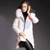 Fur collar women down jacket