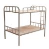 Cheap dormitory adult metal frame bunk beds for office school or army