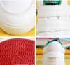 2017 Latest design fashion children casual shoes Wholesale high quality white PU leathe kids shoes