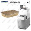 Semi-auto tray sealing machine for ready meal, fast food, fruit