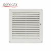 suqare 4 5 6 8 Inch dryer duct air conditioning outlet  Air Vent Cover White Black PP Louver Vent Cover HVAC Systems Parts Ventilation Cover