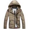 Men's Down Jackets Winter Warm Outerwear M-3XL Size Brand Clothing Cheap Wholesale