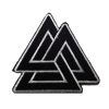 Shopatches Wholesale High quality embroidered triangle logo patches for the jacket