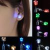 Club party Factory Direct High Quality Light Up Cool Ear Ring Studs Led Cool Earrings Christmas gift