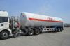 High quality 3 axle lng transport truck semi trailers for sale