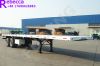 40ft flatbed container semi trailer flat deck trailer for sale