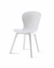 Modern minimalist Scandinavian design wooden leg Eames chair dining chair office coffee creative fashion