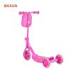 3 wheel plastic and steel child scooter with customized bag