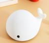 New Design Cartoon Cute Dolphin Mini Hand Touch Control Atmosphere Pat Led Table Lamp 800mAh Battery