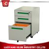 3 Drawer Steel filing cabinet mobile pedestals