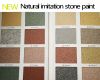 Textured artistic coating  natural colorful Building coating imitation stone wall paint