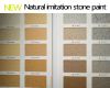 Textured artistic coating  natural colorful Building coating imitation stone wall paint