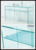 Factory Price Hot Bend Glass Living Room Furniture Console Tables