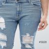 European style low price casual straight skinny d jeans stretch cotton boyfriend denim jeans pent scratch men destroyed jeans