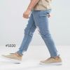 European style low price casual straight skinny d jeans stretch cotton boyfriend denim jeans pent scratch men destroyed jeans