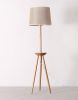 wooden decorative indoor modern floor lamps for living room tripod floor lamp