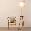 wooden decorative indoor modern floor lamps for living room tripod floor lamp