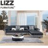 Living Room Furniture Sectional Modern Home Leather Sofa