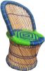 Ecowoodies IRIS Cane Multicolor Bamboo Cane Wood Furniture Chair For Kids