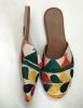 Kutchiwork Handmade Embroidery Designer Half Bally Shoe Sandal For Ladies