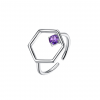 Silver Hexagonal Ring ...