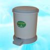 plastic trash bin