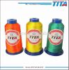 High strength 120d/2 polyester embroidery thread with trilobal bright