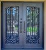 wrought iron door