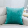 yoyoKMC Solid Velvet Throw Pillow Cover/Euro Sham/Cushion Sham, Super Luxury Soft Pillow Cases, Many Color & Size options