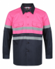 Hot Pink & Navy Hi Viz Work Shirt